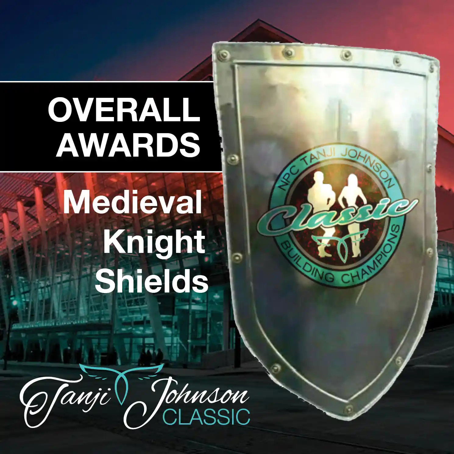 Overall Awards Tanji Johnson Classic Medieval Knight Shield